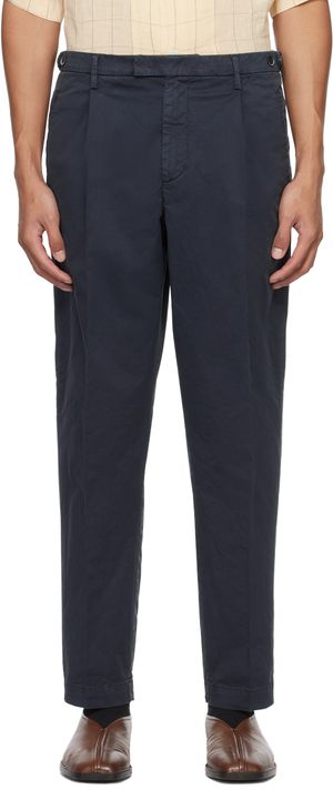 Barena Navy Masco Trevo Trousers