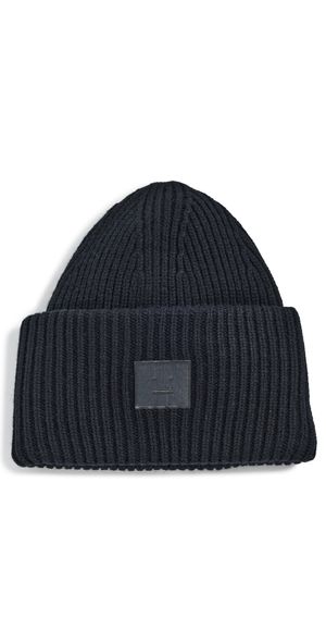 Acne Studios Pansy Face Yak Beanie Light Grey One Size