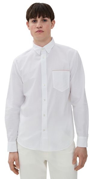 Billy Reid MSL 1-Pocket Shirt White XXL