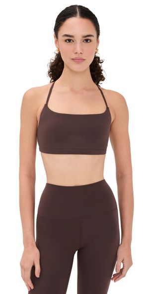 Year of Ours Studio Racer Bralette Dark Oak L