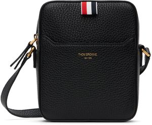 Thom Browne Black Vertical Camera Bag