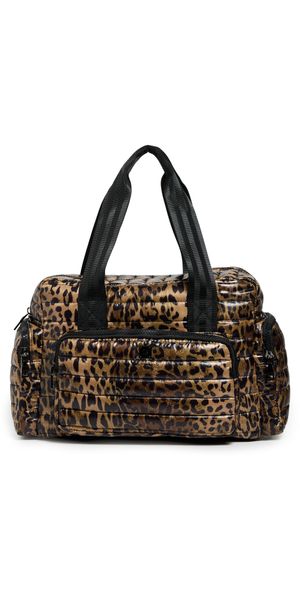 Think Royln Voyager Tote Leopard One Size