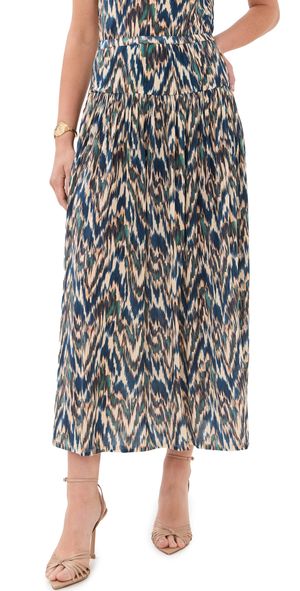 Ulla Johnson Blanche Pull On Midi Skirt Riverslate M