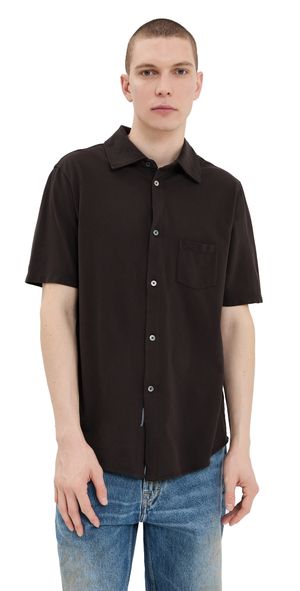 Our Legacy Analog Shirt Deep Brown Super Mall Piquet 46