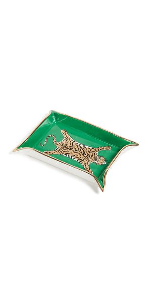 Jonathan Adler Tiger Valet Tray Green One Size