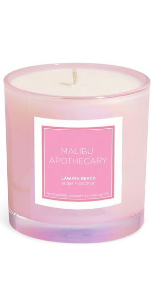 Malibu Apothecary Laguna Beach Candle Iridescent Pink 7.5 oz/ 221 mL