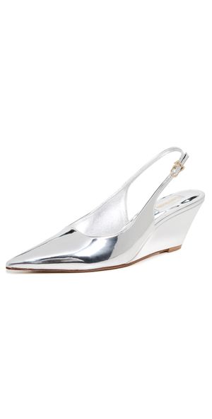 Larroudé Loulou Pumps Silver 6