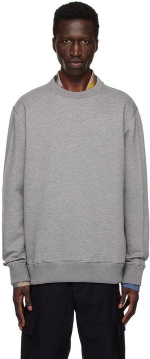 Givenchy Pull molletonné gris à logo 4G