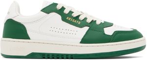 Axel Arigato White & Green Dice Lo Sneakers