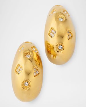 Bettina Crystal Hoop Earrings