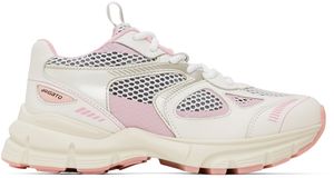 Axel Arigato White & Pink Marathon Sneakers
