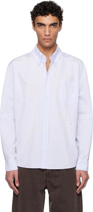 OUR LEGACY Chemise Beyond bleue à boutons