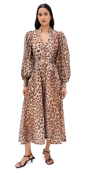 Aje Isabella Shirtdress Leopard 4