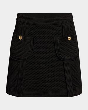 Pocket Knit Mini Skirt