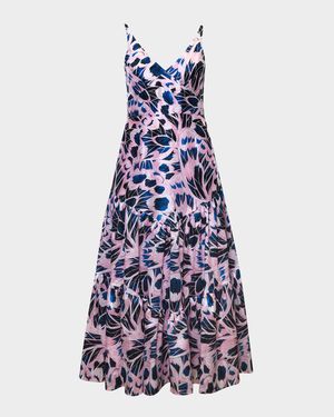 Arden Tiered Floral-Print Maxi Dress