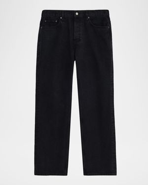 Men's Relaxed Black Denim Jeans