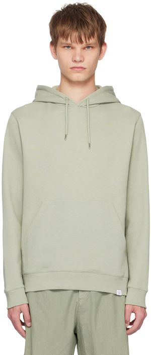 NORSE PROJECTS Pull à capuche Vagn vert