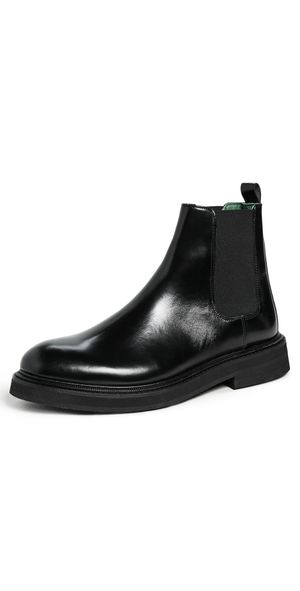 Vinny's Vinnee Leather Chelsea Boots Black Polido Leather 44