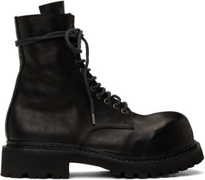 A Diciannoveventitre Black Prisma Combat Boots