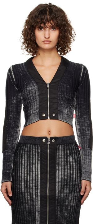 Diesel Black M-Asera Cardigan