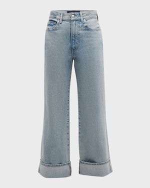 Taylor Cropped Wide-Leg Jeans
