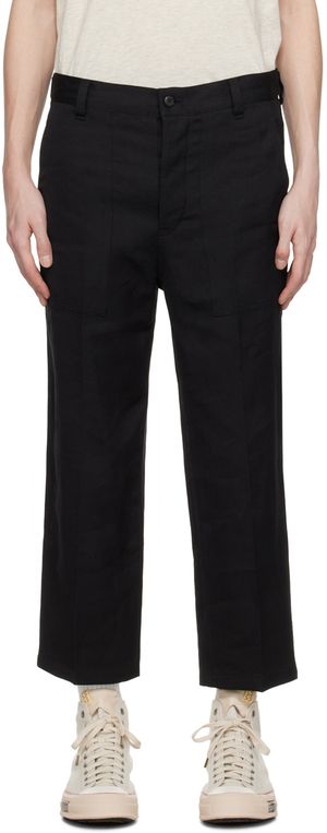 visvim Black Alda HW Trousers