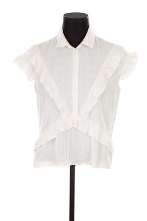 Iro - Seconde Main - Blouse en coton - Taille S - Blanc
