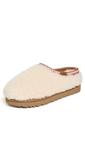 UGG Tasman Maxi Curly Slippers Natural 8