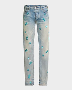 Men's Dice Skinny Jeans