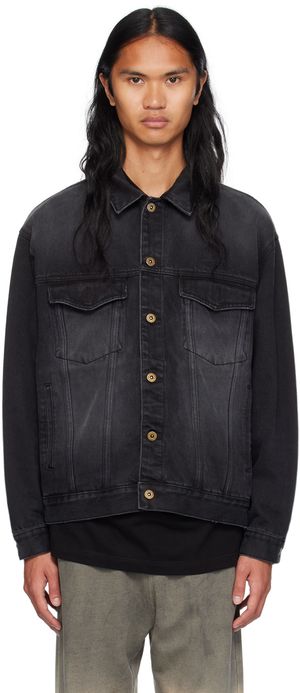 We11done Black Pearl Denim Jacket