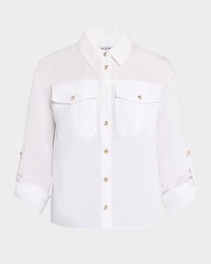 Catriona Button-Front Shirt