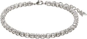 Amina Muaddi Silver Tennis Anklet