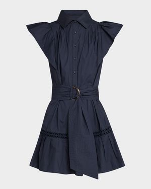 Embroidered Marceline Mini Dress