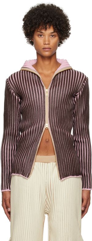 Stanley Raffington SSENSE Exclusive Brown & Pink Sweater