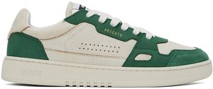 Axel Arigato Baskets basses Dice beige et vert