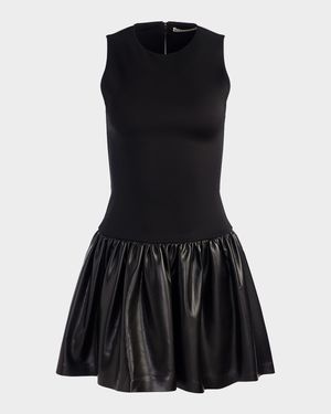Ella Combo Drop-Waist Mini Dress