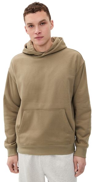 Beyond Yoga Classic Fleece Men's Hoodie Mushroom L