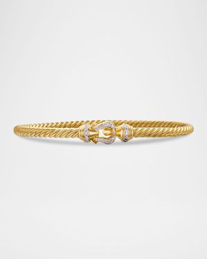 3.5mm Buckle Bracelet in 18K Gold