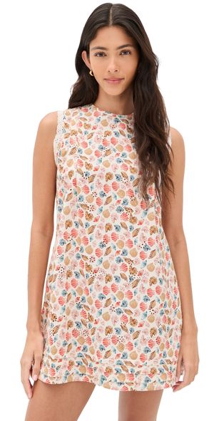 La Maregold Poppy Dress Bright Shell Print XL