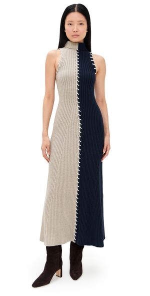En Saison Gwendolyn Maxi Dress Natural Navy M