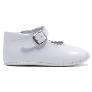 Boni & Sidonie - Chausson ballerine fille - Taille 20 - Blanc