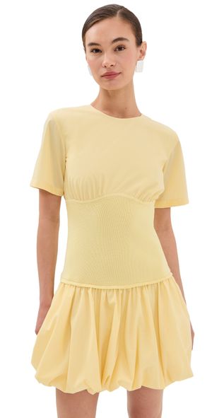 SIMKHAI Libbie Mini Dress Buttercream L
