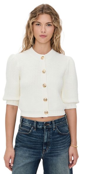 ba & sh Grance Cardigan Ecru 1