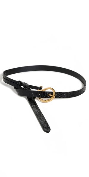 Anderson's Croc-Embossed Split Belt Black 75