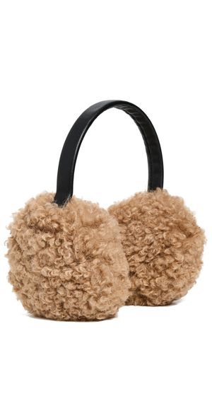Apparis Esme Bouclette Earmuffs Camel One Size