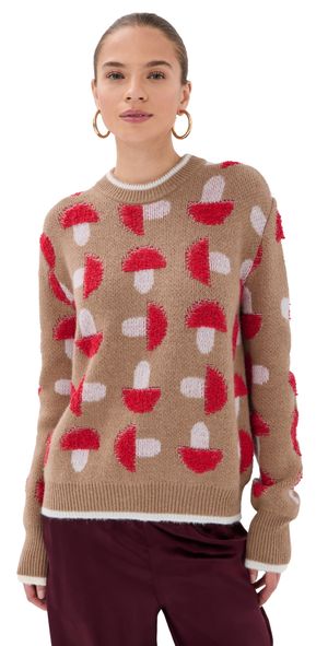 La DoubleJ Fun Guy Sweater Camel S