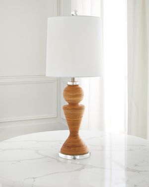 Rattan Table Lamp