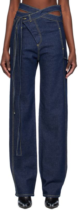Ottolinger Jean bleu exclusif à SSENSE