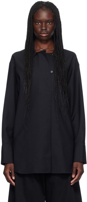 Studio Nicholson Navy Wilton Shirt