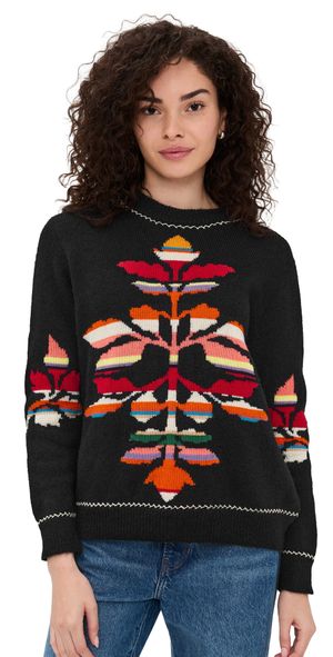 Carolina K Folkore Alpaca Sweater Black XS